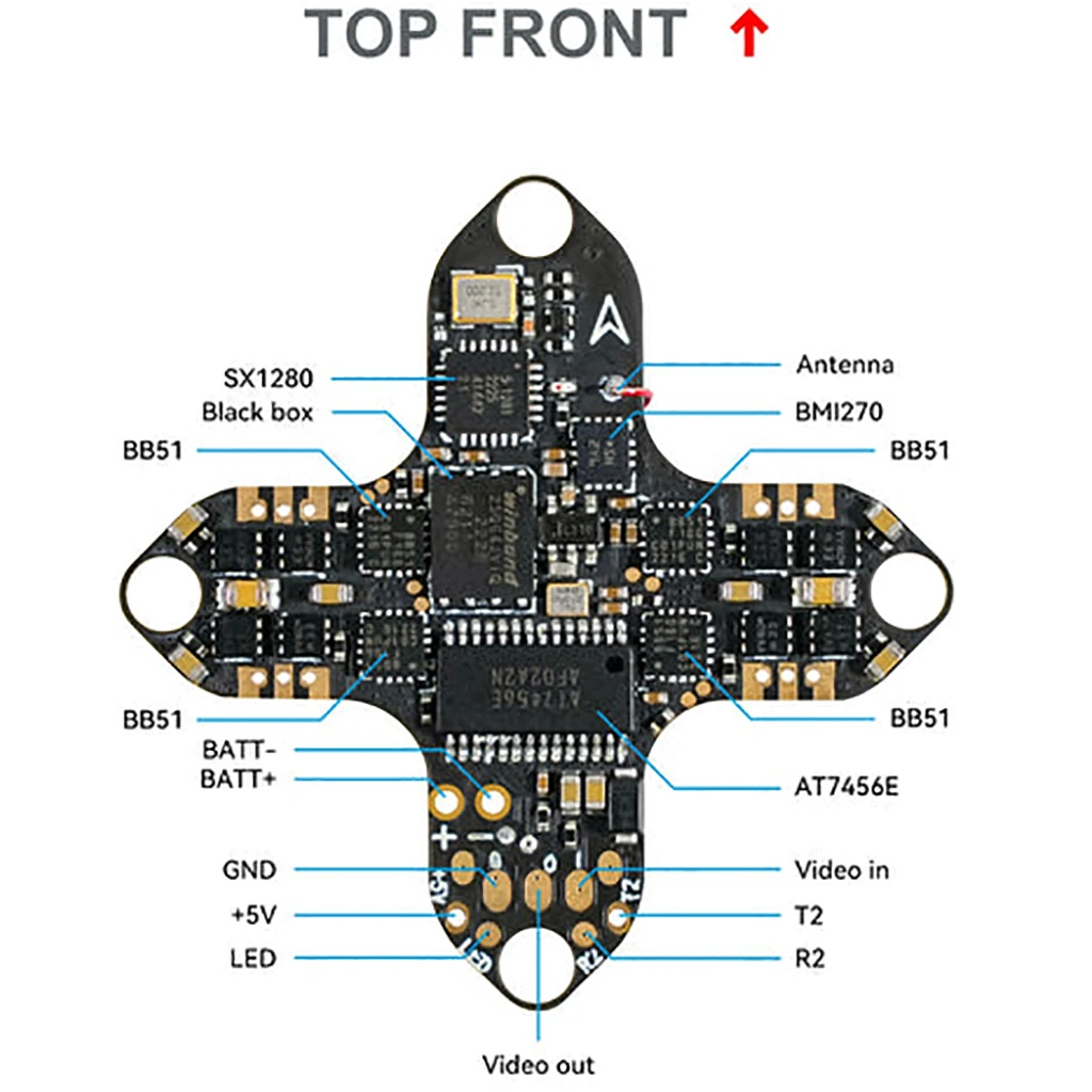BETAFPV F4 Brushed Flight Controller Bwhoop 1S Built In BetaFlight