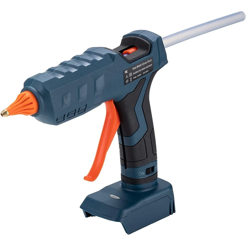 

AT35 Cordless Hot Glue-Gun Electric Hot Melt Glue-Gun For Black Decker 20V Battery For Use 11Mm Glue Sticks (NO Battery)