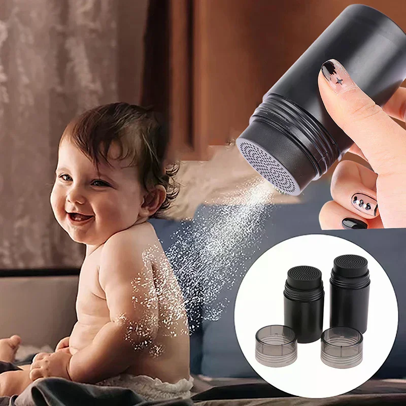 1Pcs 40/50/100ml Talcum Powder Bottle Refillable Cosmetic Powder Dispenser Plastic Powder Container Empty Pots Bottles