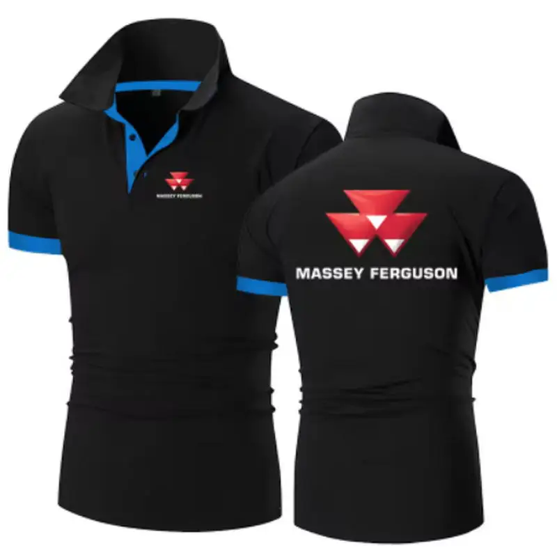 Polo stampata Marsefogerson 2026 - Stile casual comodo da uomo, vestibilità aderente - Nuova camicia estiva alla moda di marca - immagine 3