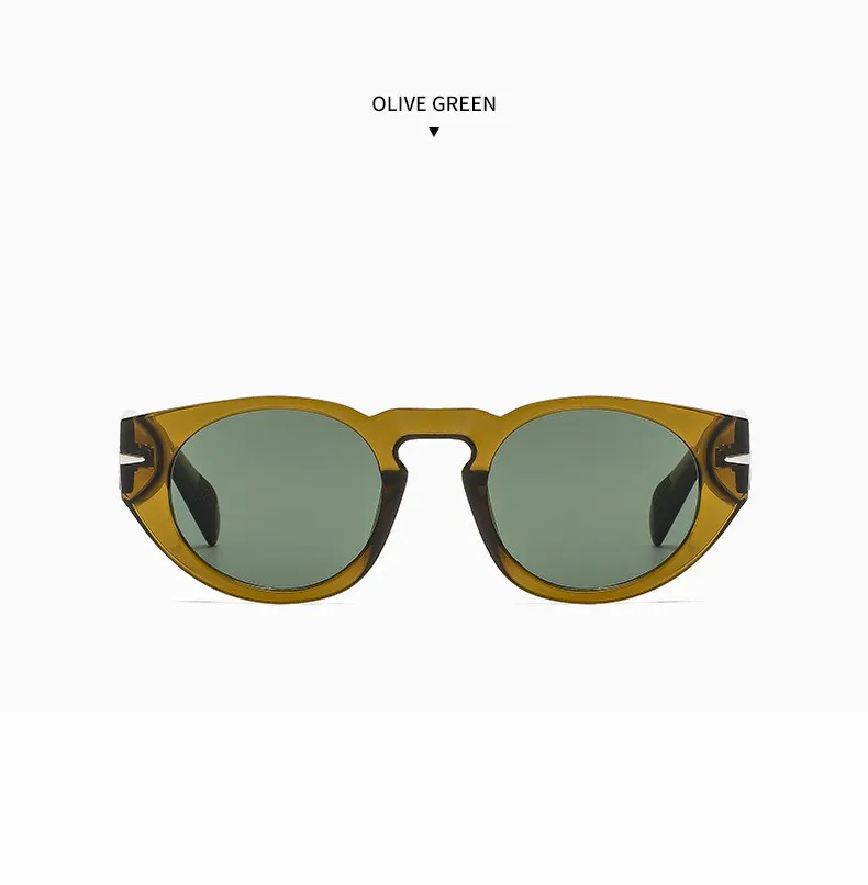Gafas de sol redondas para hombre y mujer estilo retro uv400_voghion.com