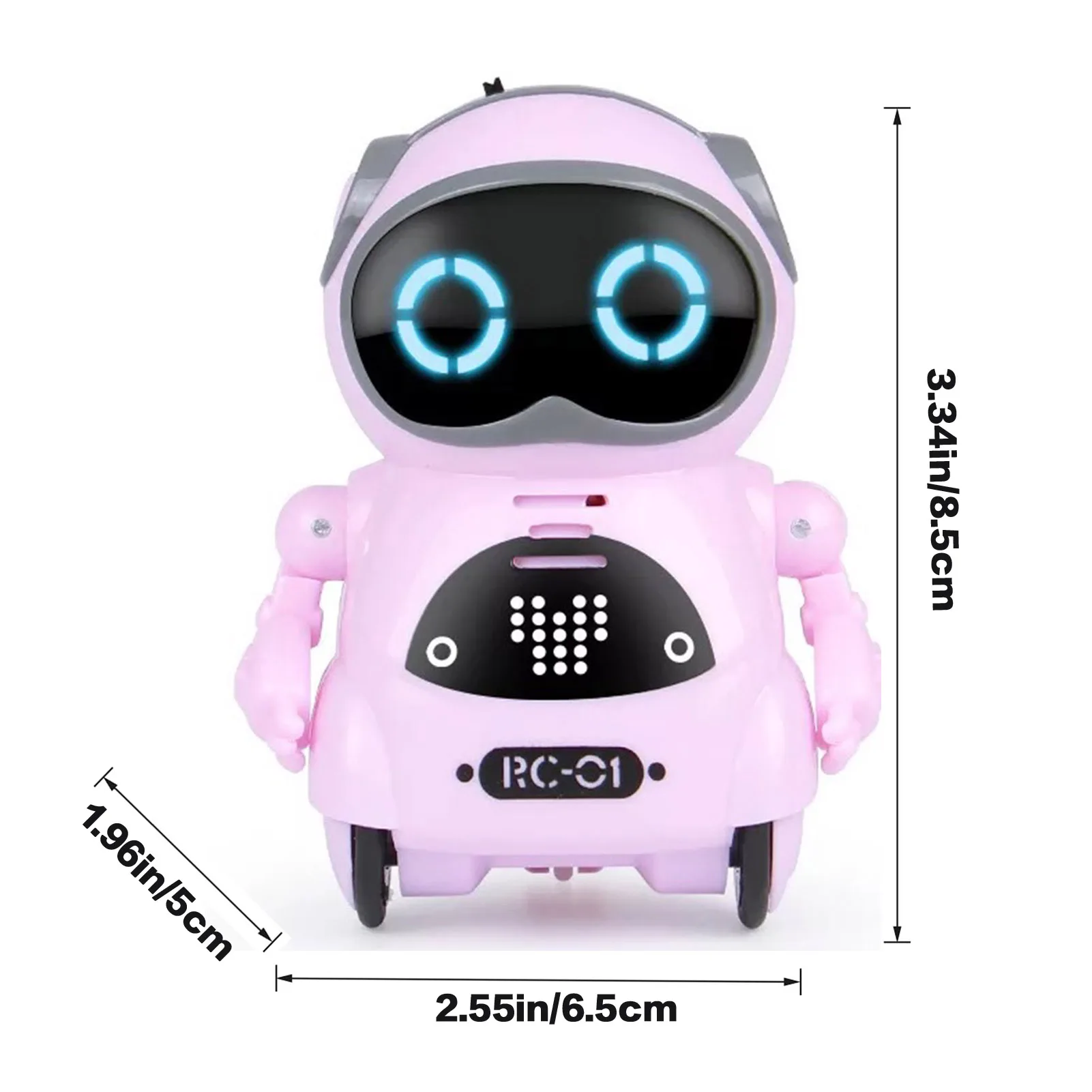 Talking Pocket Robot Toy Multifunctional Fun Educational RC Robot Toy for Children Montessori Educational Toy 5