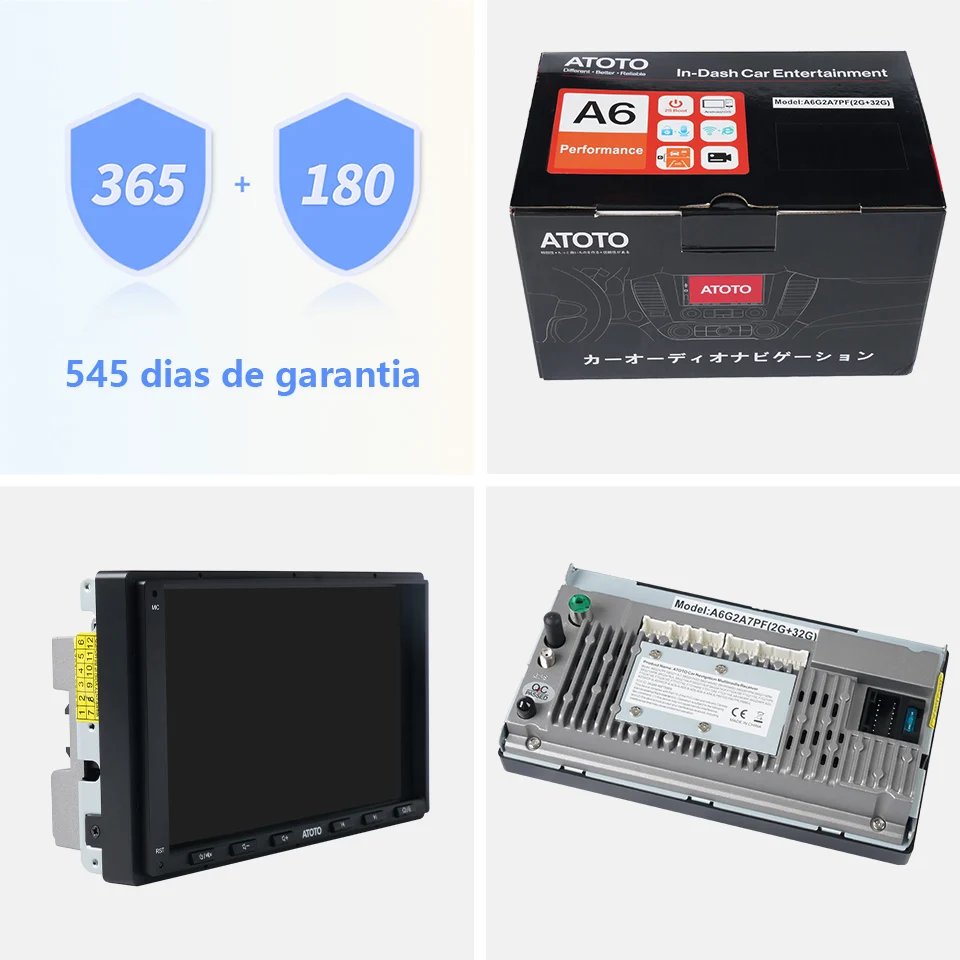 ✳️ ANDROID ATOTO 2G+32G CARPLAY✳️ Atoto universal 7 polegada android carro estéreo duplo 2 din