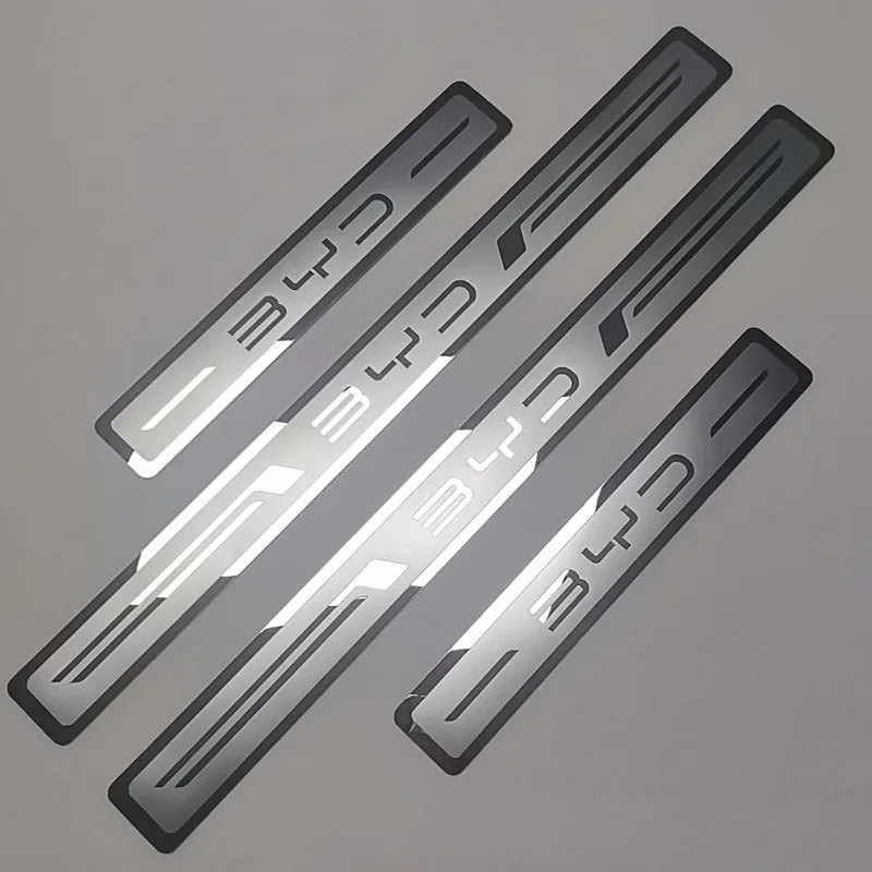 

For BYD Atto 3 EV Car Door Sill Stainless Metal Protection for BYD Atto 3 Yuan Plus Song Plus Han Tang Qing Dmi Seal Dolphin