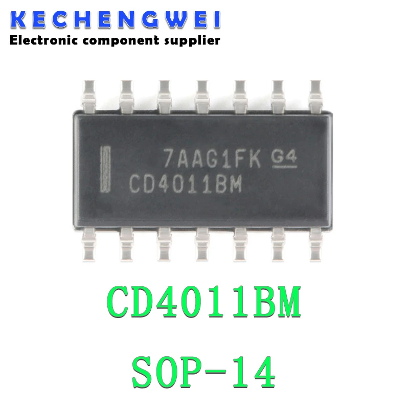 10pcs cd4011bm96 sop cd4011bm sop cd4011 sop 14 ic new and original ...