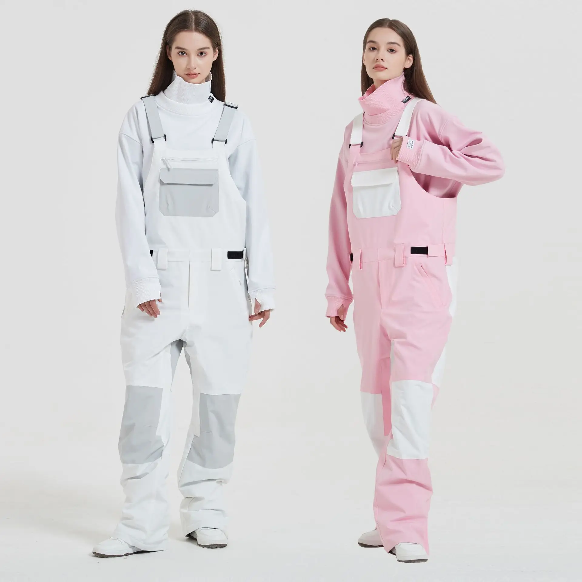 

Мужские и женские комбинезоны для сноуборда, лыжные штаны, лыжные зимние уличные спортивные треккинговые водонепроницаемые ветрозащитные лоскутные брюки