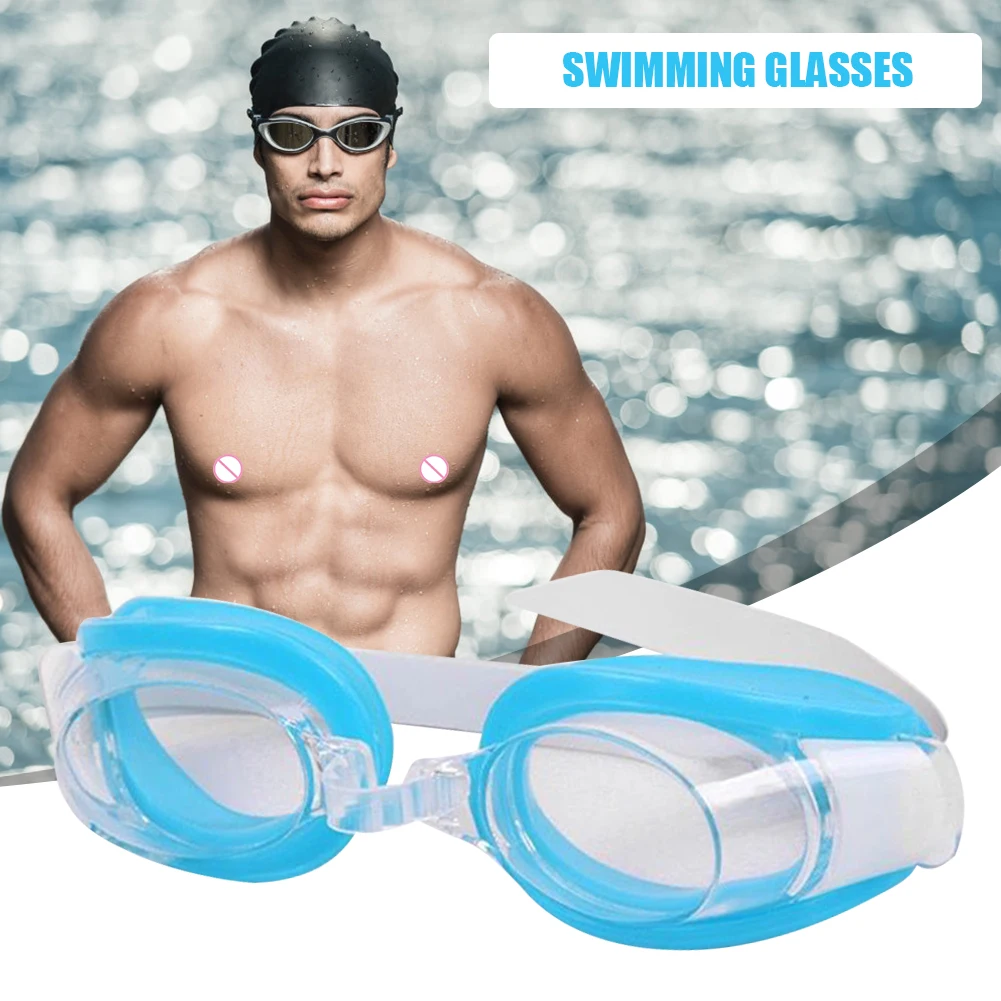 Full Protection Anti-Fog Swim Goggles Wide View Clear Vision Comfortable Fit Adjustable Nose Bridge Stylish Design for Women Men