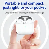 Nouveaux écouteurs sans fil Bluetooth Air Pro, son HiFi, faible latence, réduction de bruit ANC, écouteurs pour iPhone Android 2