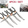 4PCS/SET 13 Inches Multifunctional Pointed Nose Pliers Multi-joint Long Handle Pliers Carbon Steel Repair Tools For Industry 1