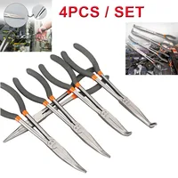 4PCS/SET 13 Inches Multifunctional Pointed Nose Pliers Multi-joint Long Handle Pliers Carbon Steel Repair Tools For Industry 1