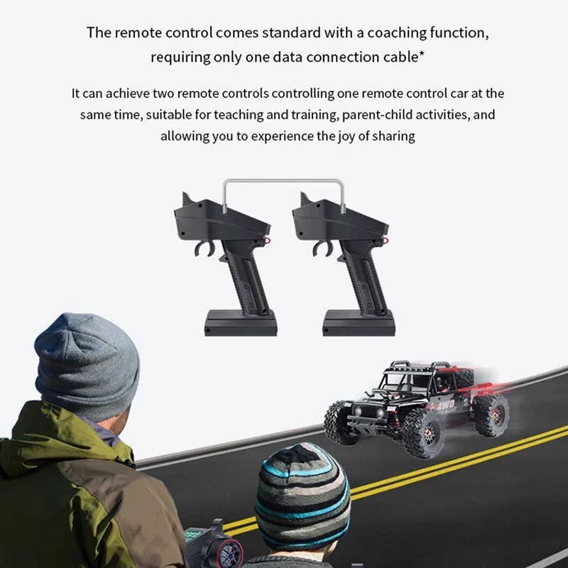 HotRC CT-8A Remote Controller CT8A 2.4Ghz RC 8CH Transmitter One-Hand Radio F08A PWM Receiver For RC Model Car/Ship/Tank 2