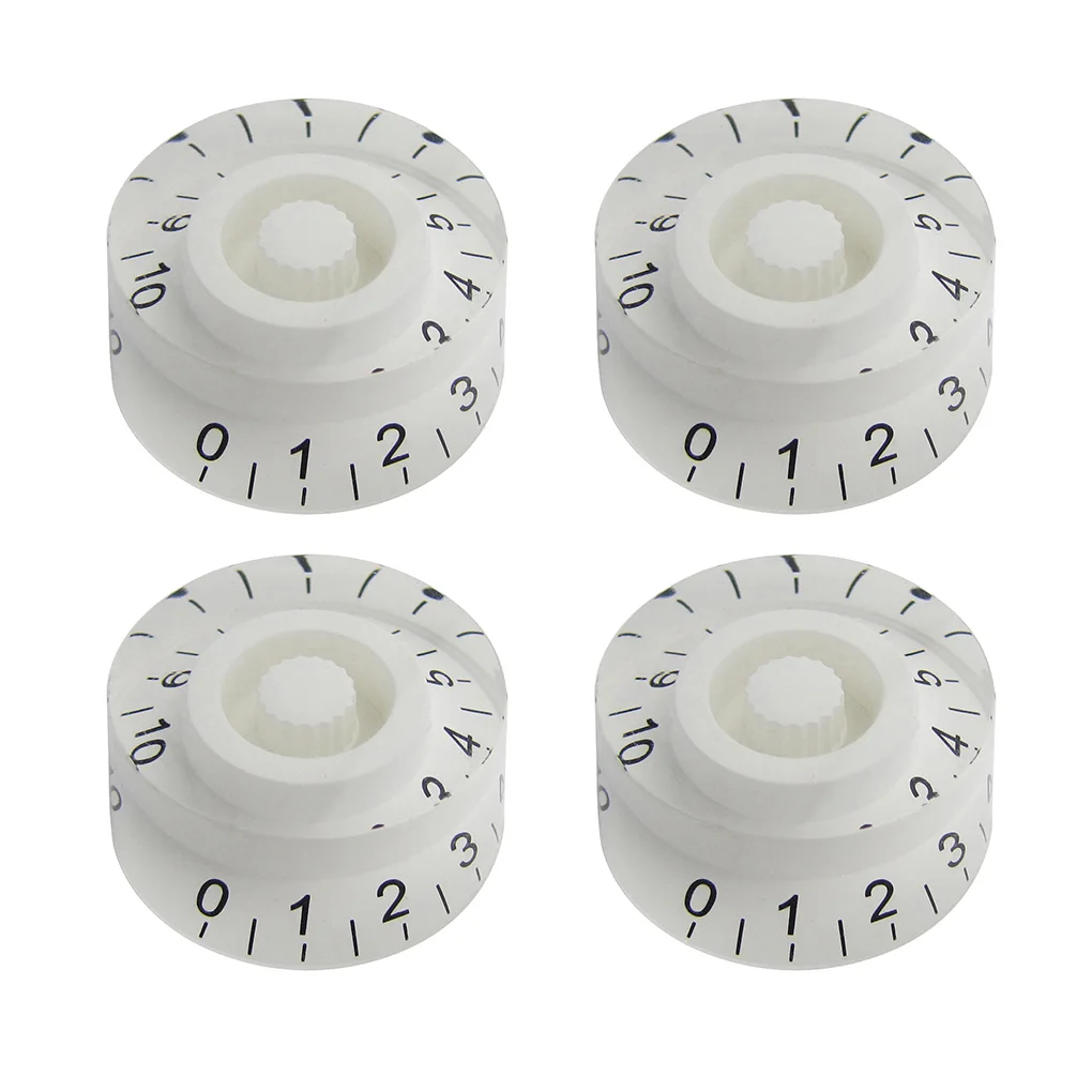 FLEOR 4PCS Colorful Electric Guitar Speed Control Knobs