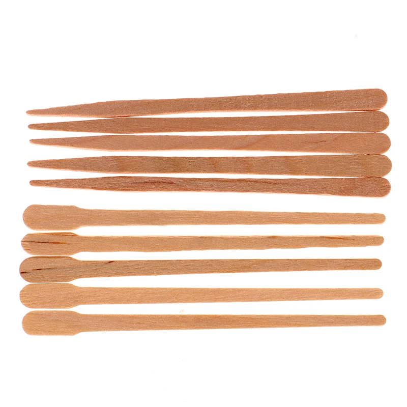 Hair Removal Sticks 100PCS Woman Wooden Body Hair Removal Sticks Wax Waxing Disposable Sticks Beauty Toiletry Kits Wood Tongue Depressor Spatula