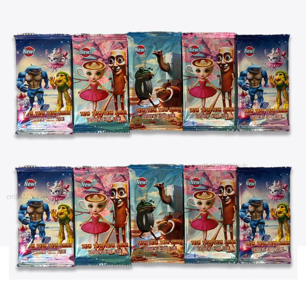 Tung Tung Sahur Tralalero Tralala Card Game Toy Trading Cards Italian Brainrot Collection Cards Children Holiday Gifts
