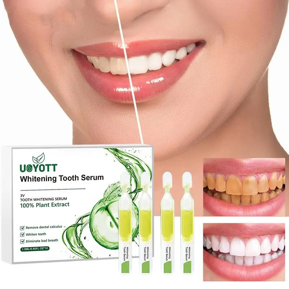 

Hot Sale 10pcs 3V Fruit Acid Tooth Whitening Essences Tooth Care Oral Cleaning Disposable Toothpaste Dropshipping