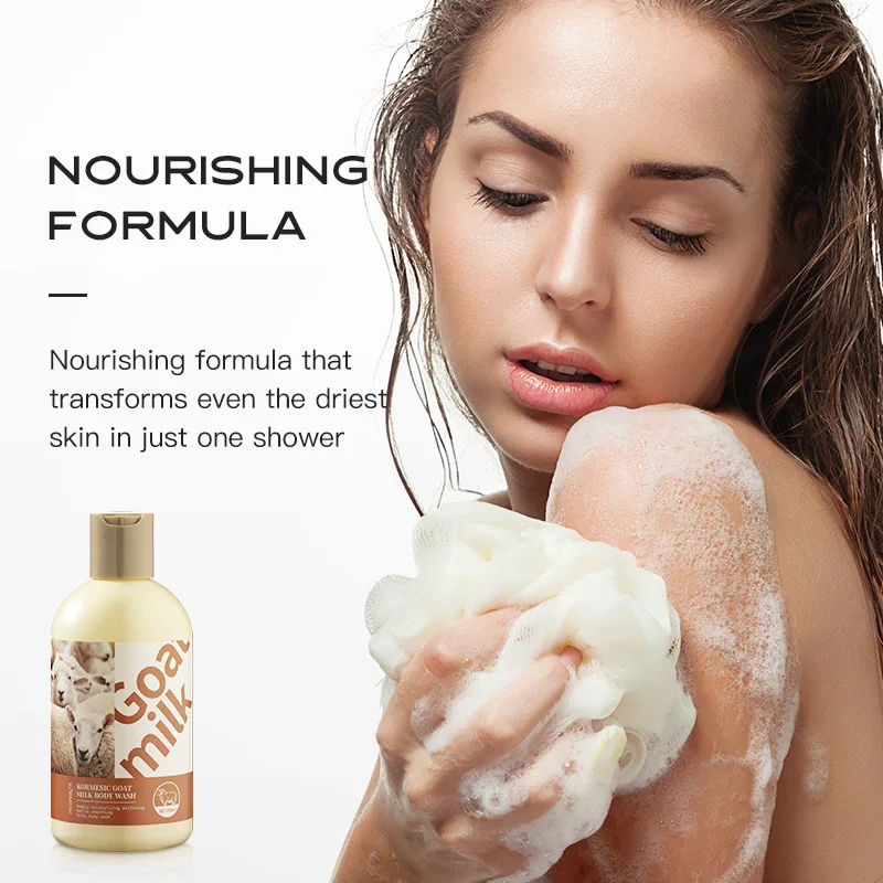Goat milk shower gel 250ml, fragrance and body cleansing