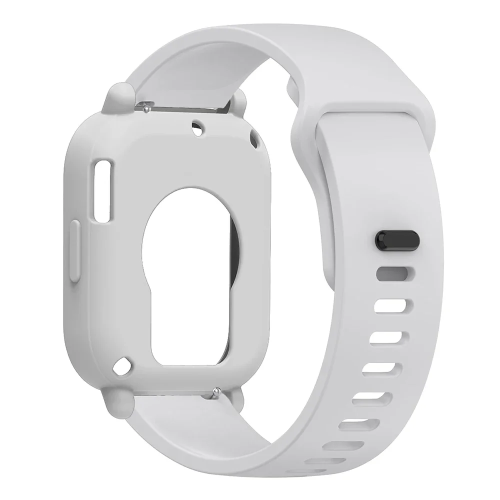 Silicone Strap and Protective Bumper for Smartwatch - Replacement Bracelet Belt