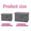 Fold Non Woven Fabric Storage Box Miscellaneous Sorting Cabinet Small Clothing Fabric Storage Underwear Sock And Kid Toy Storage 2