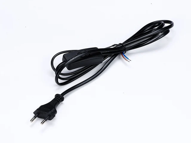 EU switch plug black