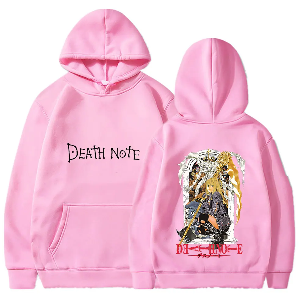 Anime Death Note Hoodie Hip Hop Misa Print Hooded