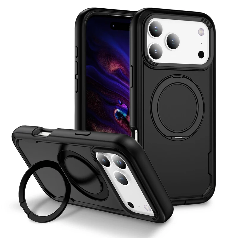 Shockproof Heavy Duty Armor Phone Case with Metal Brackets
