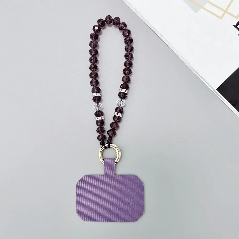 Crystal Beaded Phone Charm Wrist Lanyard Strap