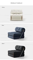 Canapé-lit confortable pour chambre à coucher, usage familial ou hôtelier, moderne, pliable, 1 personne 3