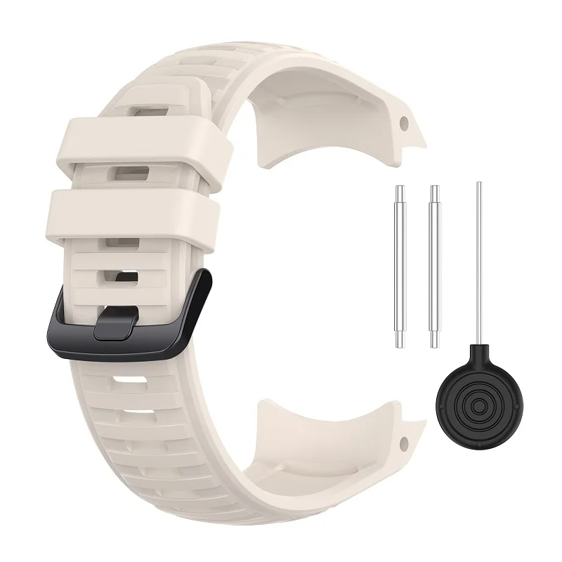 Premium Silicone Strap Replacement for Smartwatch - Elegant and Durable Wristband