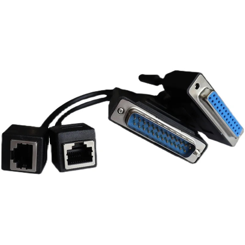 ILDA To Network Cable Interface DB25 Male and Female To RJ45 Connector 1 Pair for Laser Light ilda rj45 signal wire