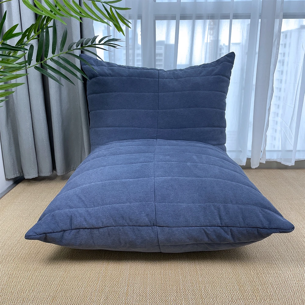 Indoor furniture modern design bean bag chair soft comfortable lazy sofa high quality customizable adult sofa lounge