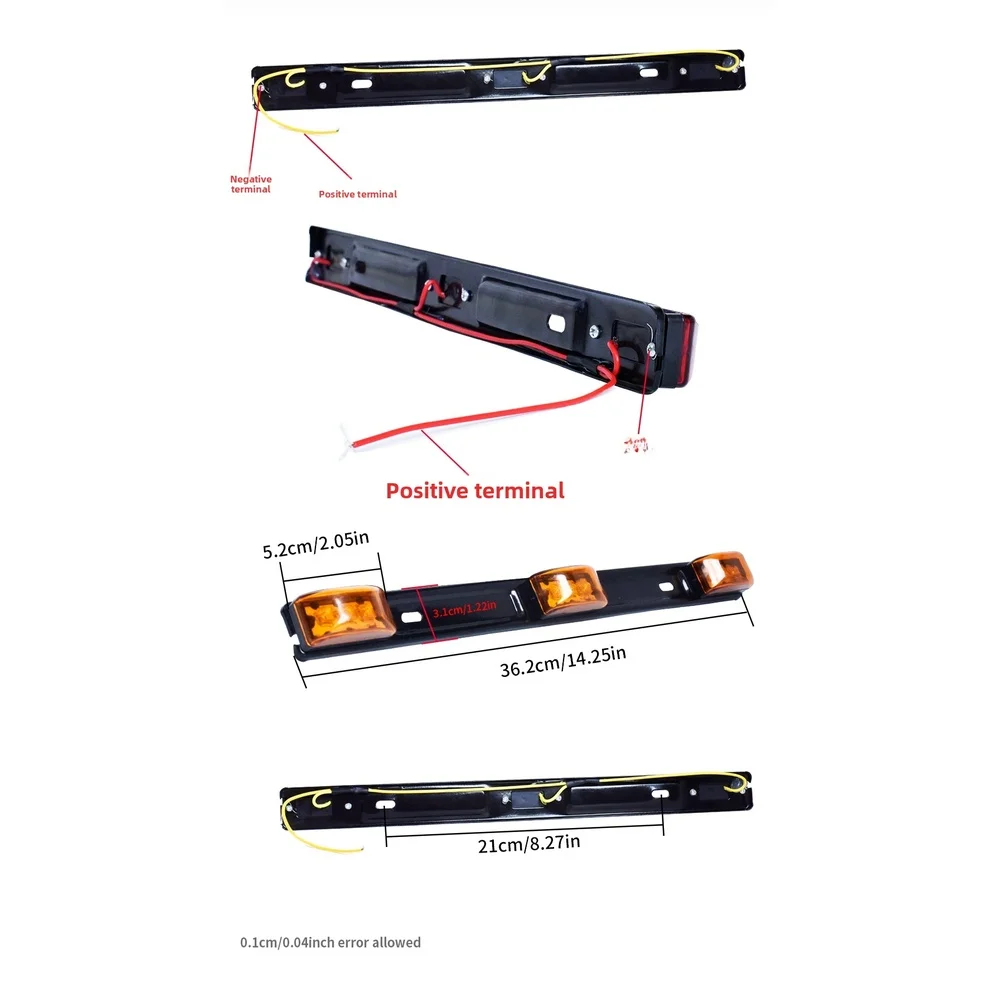 Fanali posteriori per camion a LED, luci laterali, luci freno montate alte, luci per auto, luci di segnalazione fanali posteriori 12V/24V e fanali posteriori - Image 5