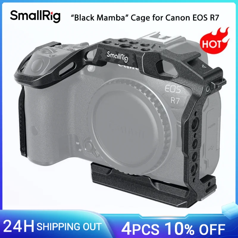 Smallrig-カメラケージ,canoneos r7 r10,arca付きケージ,dji rs3 Smallrig-カメラケージ,canoneos r7 r10,arca付きケージ,dji rs3