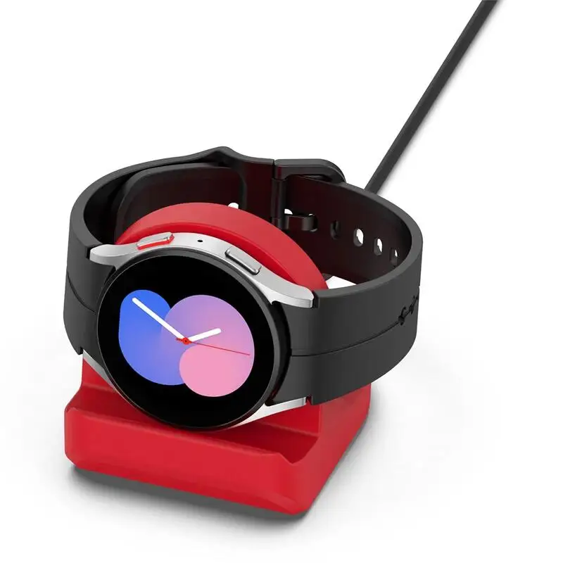 Silikon-Ladestation für Samsung Galaxy Watch Ultra 2025, 47 mm, Ladeständer, Galaxy Watch 8 Classic/8/7/6/5/5Pro 45 46 mm – Detail 9