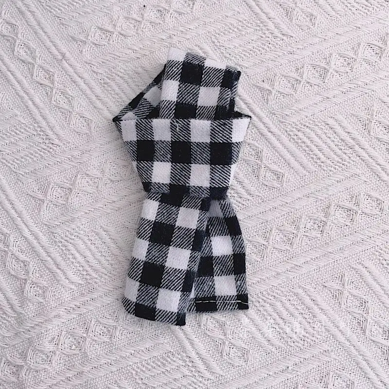 20cm Doll Clothes Gray Wool Hat Cool Artistic Style Suit Cotton Doll Clothes Fat Body Can Be Worn Fans Children Dolls Cute Gifts 5