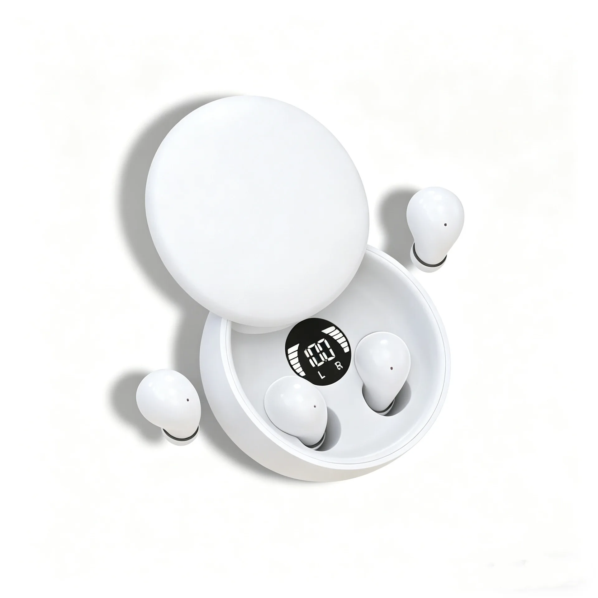 Wireless Bluetooth Earbuds with Touch Control and LED Power Display