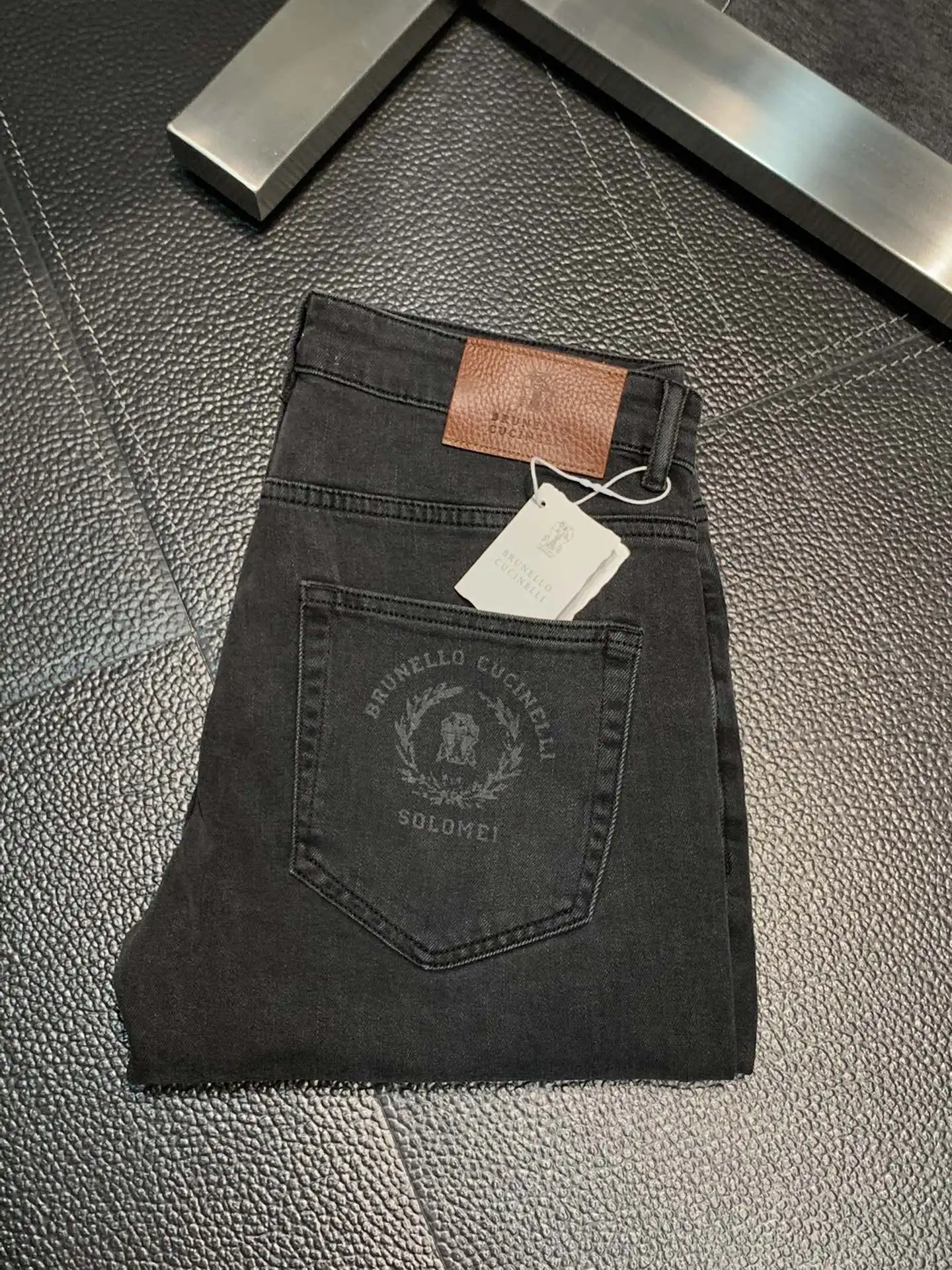 

BILLIONAIRE SIJITONGDA Jeans Cotton men 2024 new comfort fashion waistband embroidery Straight high quality big size 31-40