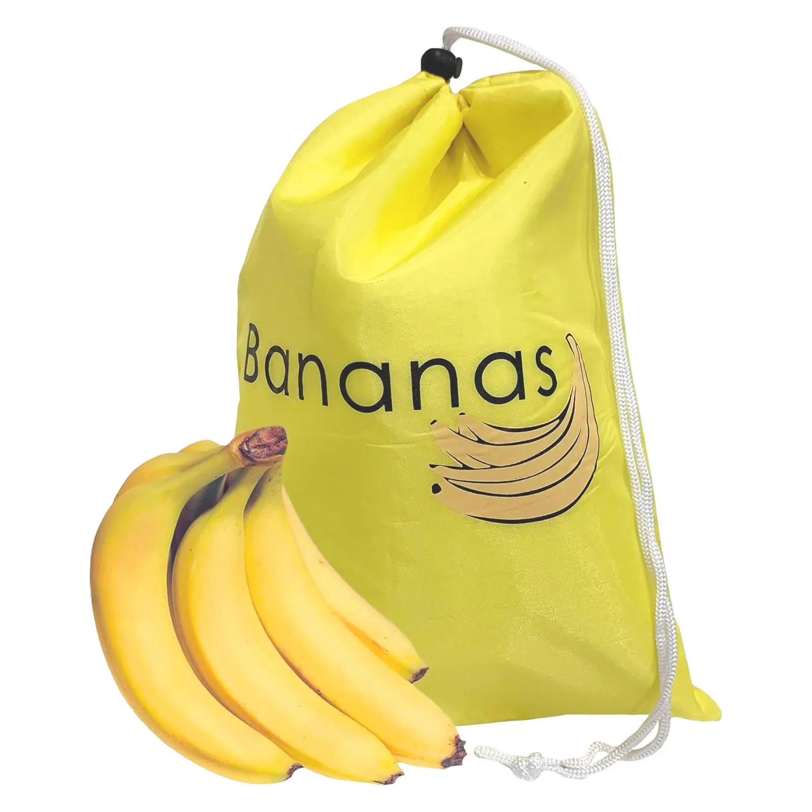 1pcs Fruit Vegetables Storage Bag Insulated Shockproof Fresh Keeping Drawstring Pouch for Lettuce Banana Preserve Organizer