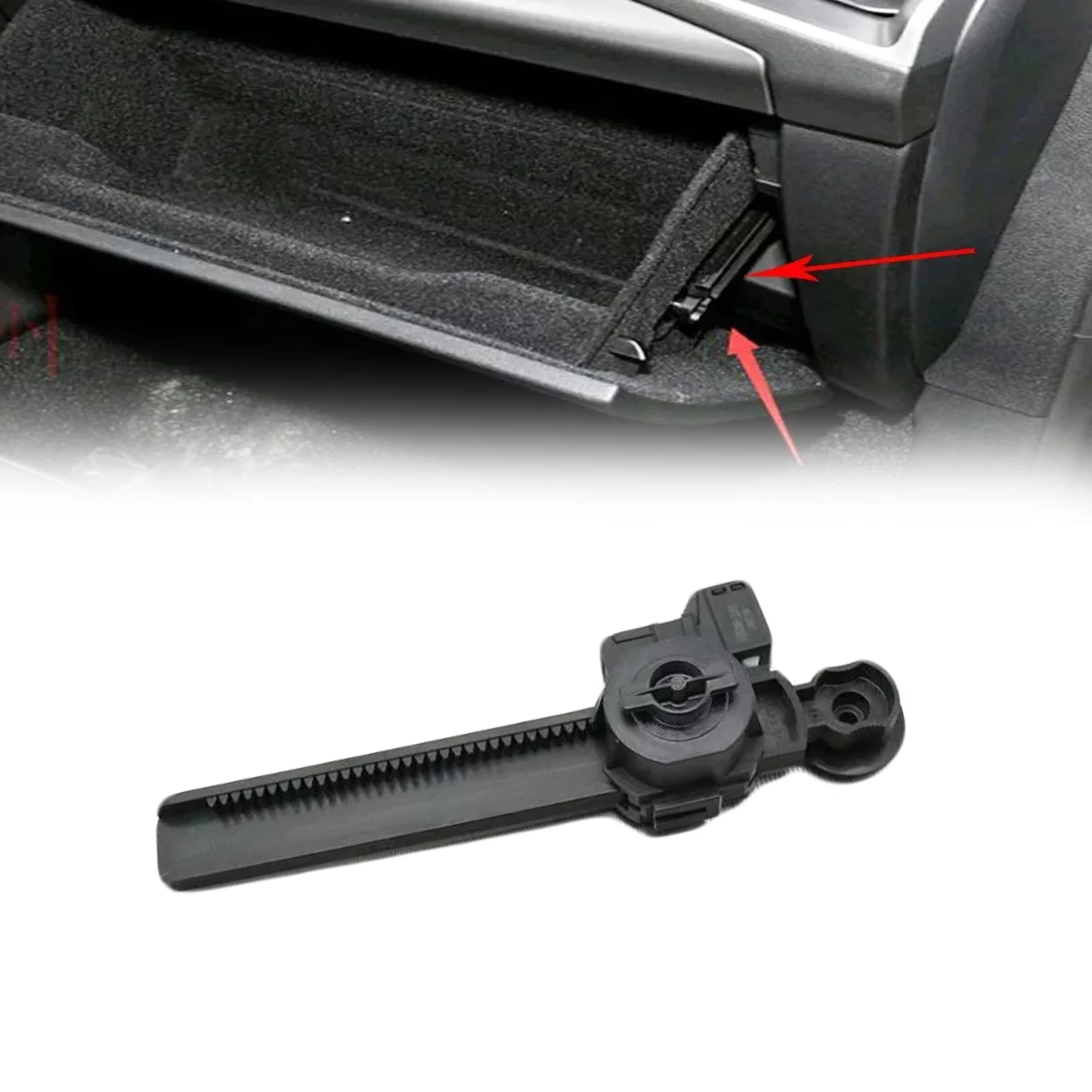 1pcs Car Glove Storage Box Support Damper EM2BA060C14AA For Ford For Edge 2015- Toolbox Hinge Glove Box Damper