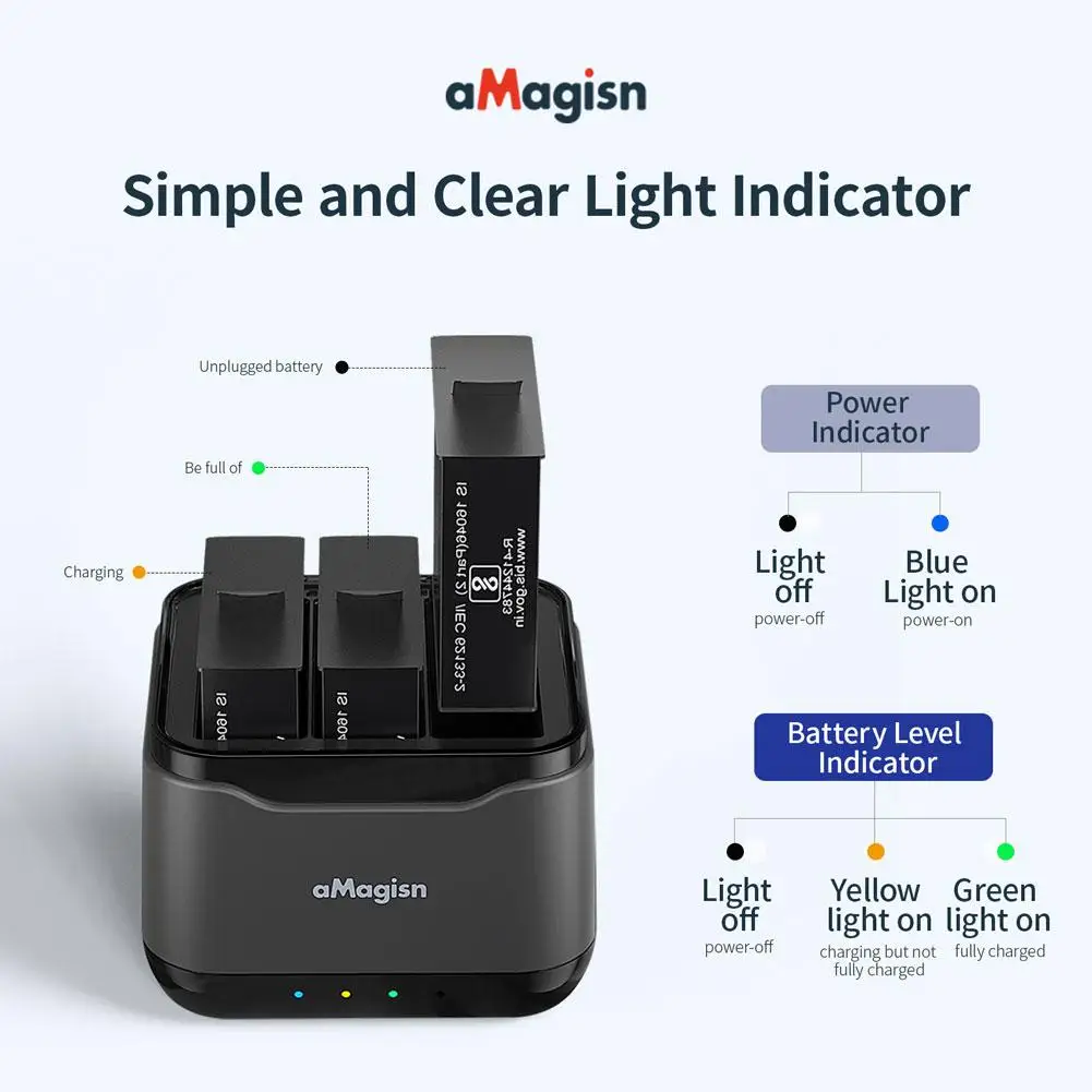 고속 충전 허브 충전 박스, Insta360 Ace Pro 전원 충전기, Insta 360 Ace 액션 카메라 액세서리, 1650mAh 배터리