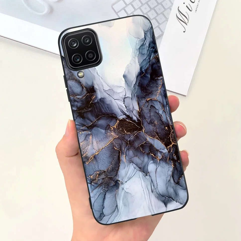 NEW Design For Samsung Galaxy A12 Case Silicone TPU Back Cover For Samsung A12 M12 F12 Galaxy M12 India  Funda Couqe Bumper