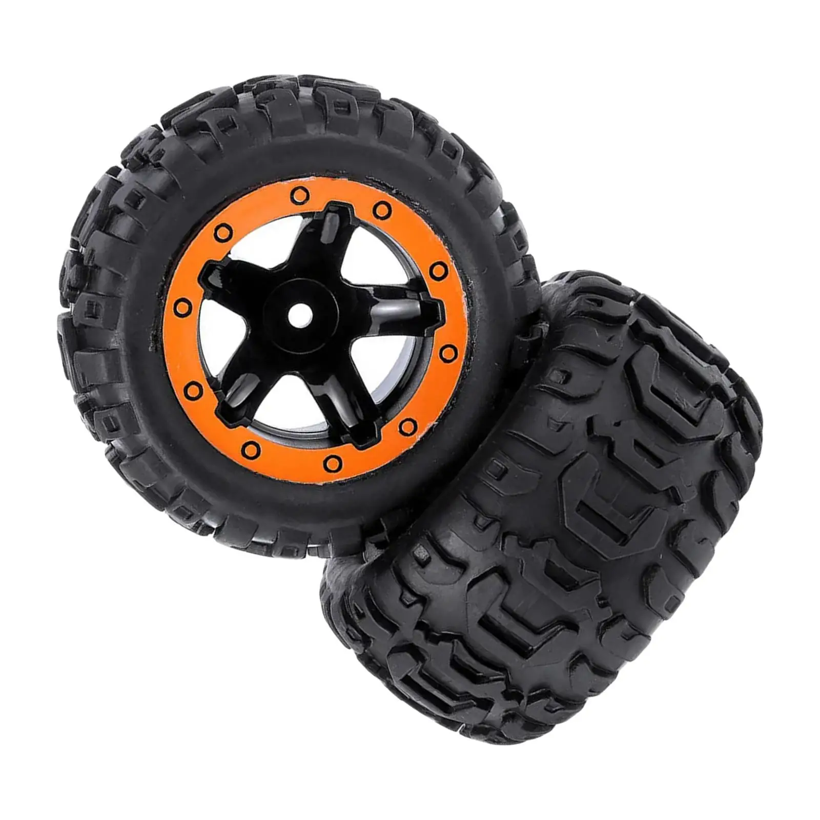 2 Pieces RC Wheels Tires Replacements for HBX 16889 Trucks RC - AliExpress