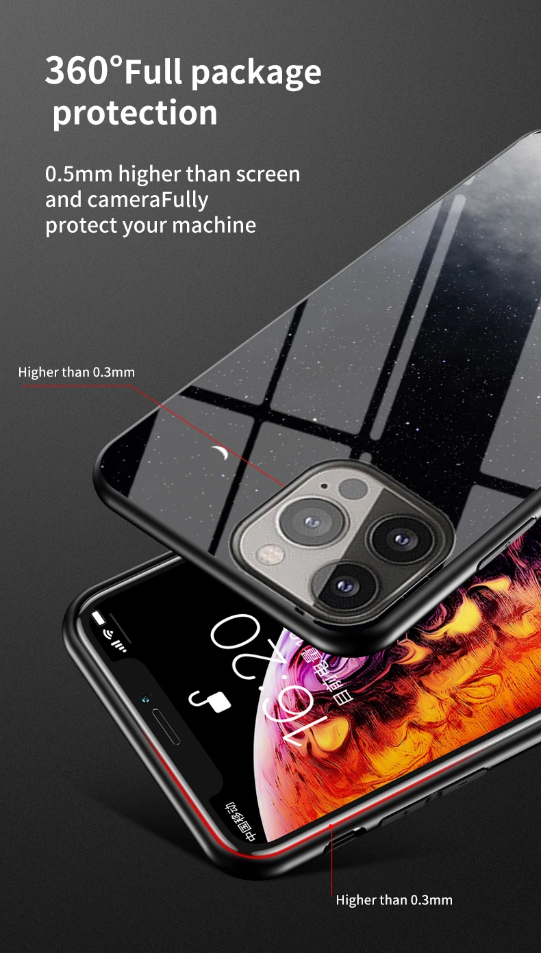 Luxury Mirror Glass Phone Case For Iphone 11 Pro And Pro Max_voghion.com