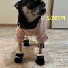 4pcs Winter Dog Shoes Waterproof Shoes For Medium Dogs Winter Boots For Small Dogs Warm Chihuahua Teeth Puppy Socks Yorkshire 2