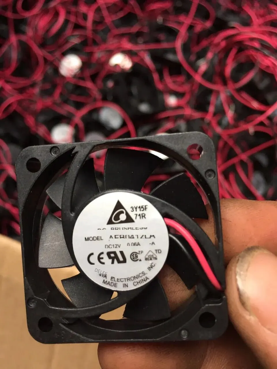 오리지널 Taida 4010 소형 냉각 선풍기, 2 선, 초저소음, 12V, 0.06a, Asb0412la, 40mm