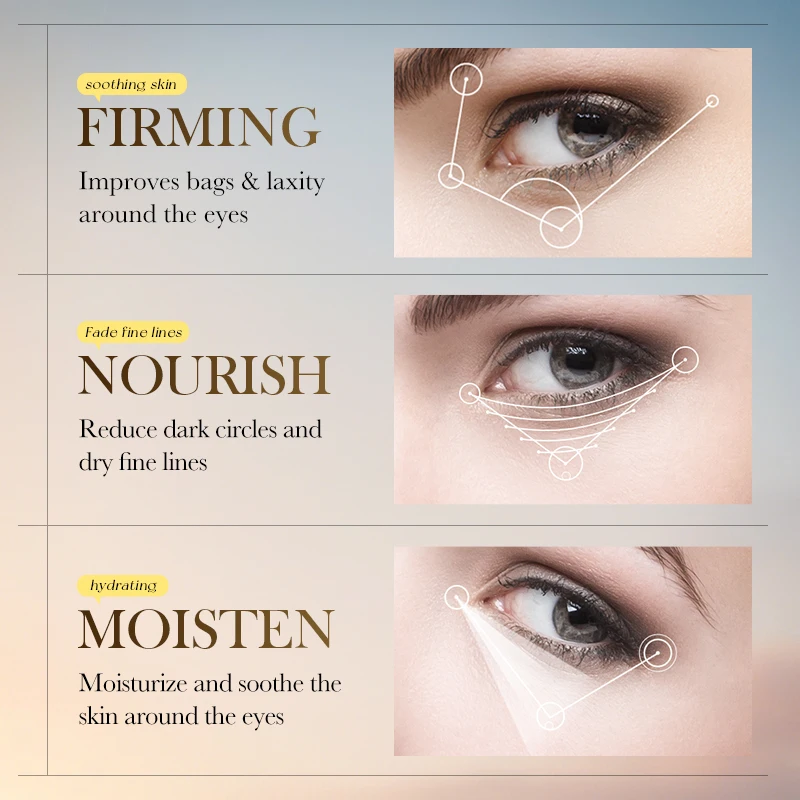 5/10pairs SADOER Red Alga Hydrogel Eye Mask Anti Dark Circles Removal Eyes Bags Firming Wrinkles Hydrating Seaweed Patches