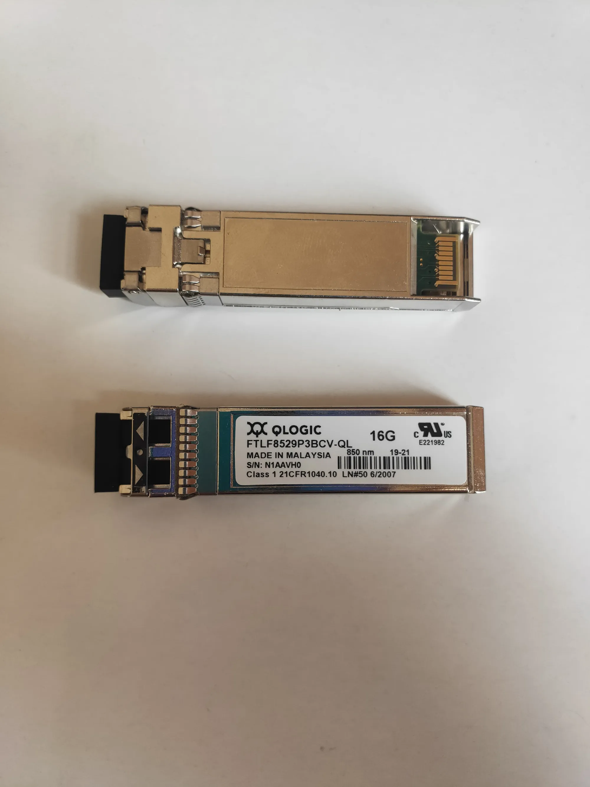 Qlogic 16g fiber transceiver/FTLF8529P3BCV-QL 850nm SW Used for qle2670 qle2672 qle2690 qle2692 HBA/Qle 16g Fiber Hba SFP