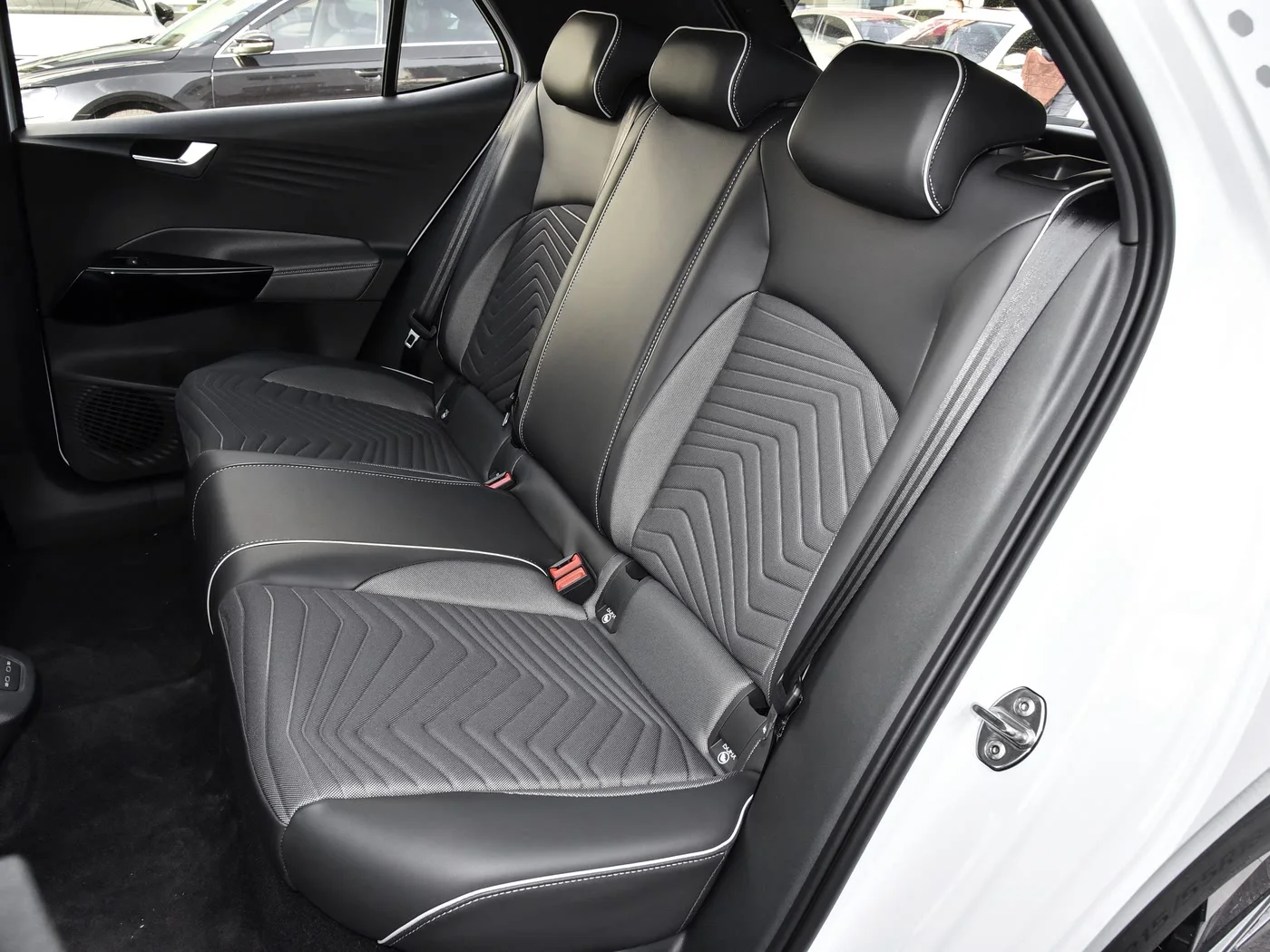 Autohoezen Volledige set voor Volkswagen VW ID.3 ID3 Pro/S/Pure/Pro Performance Id 32021 2022 2023 2024 2025, 9-delige set Lederen Autostoelkussenbeschermers, met Airbags,C