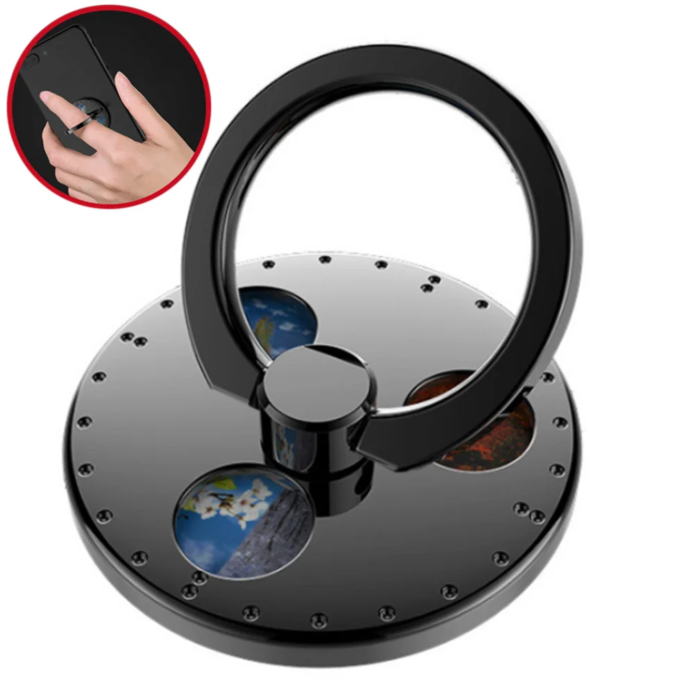 

Finger Ring Holder Stand Grip 360 Degree Rotating for Mobile Phone Universal Car Magnetic Mount Phone Back Accessories