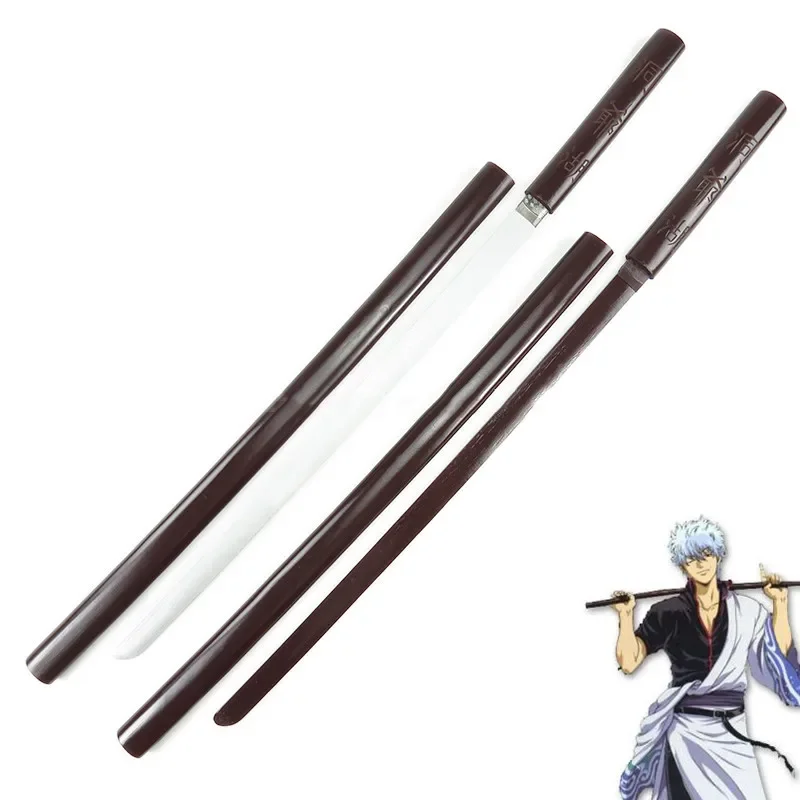 

Anime GINTAMA Gintoki Sakata "Toyako" Wood Cosplay Sword Anime Blade Weapon Cosplay Props Weapon for Halloween Shipping Free