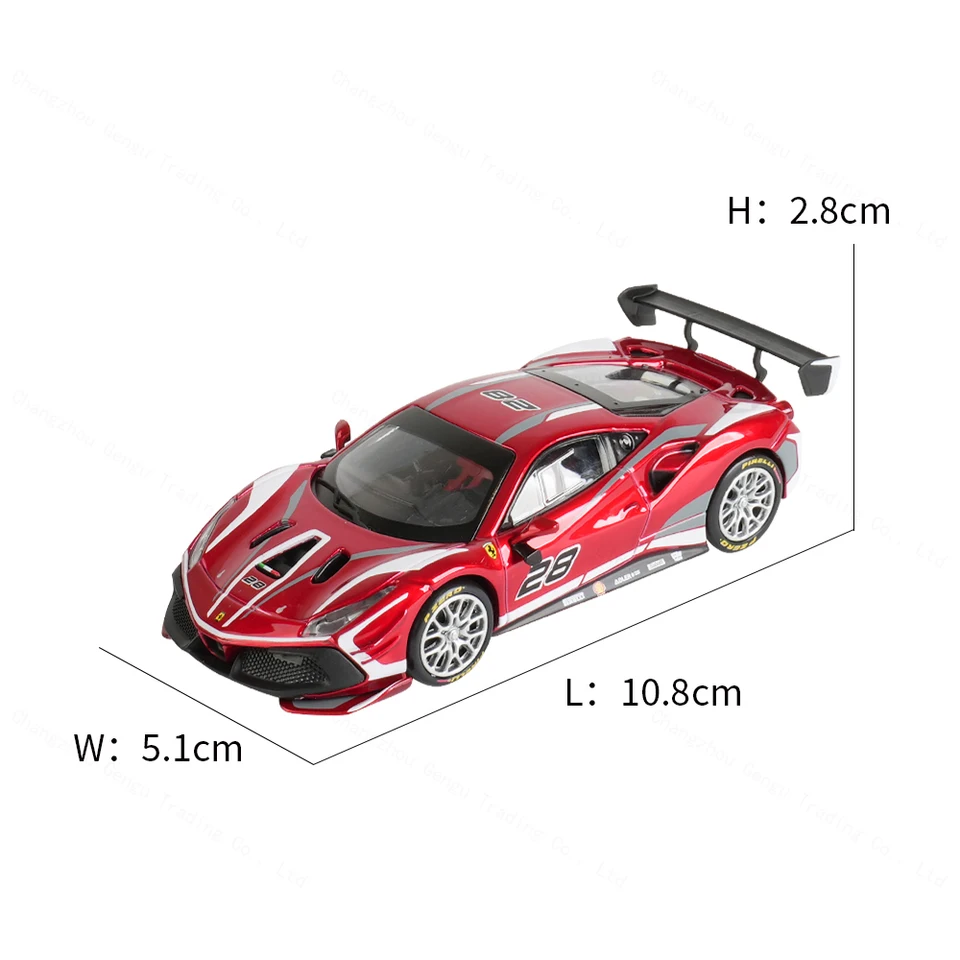 Bburago 1:43 Ferrari 488 Challenge EVO 2020 Static Die Cast